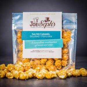 3× Luxusní popcorn Joe & Seph's s příchutí slaného karamelu 32 g